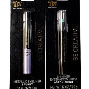 Beauty Essentials- Metallic Eyeliner, Spunky & Eyeshadow Stick, Astonishing